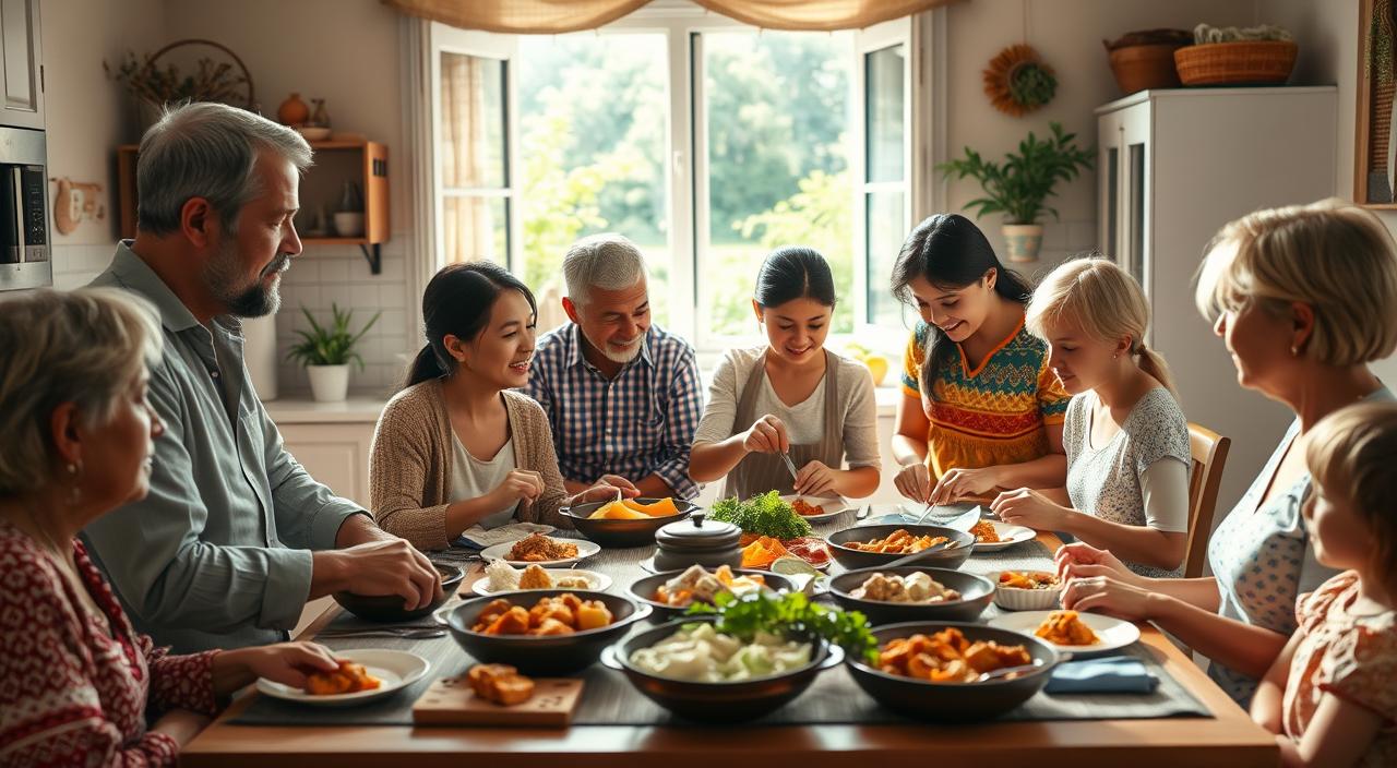 Educação alimentar nas famílias