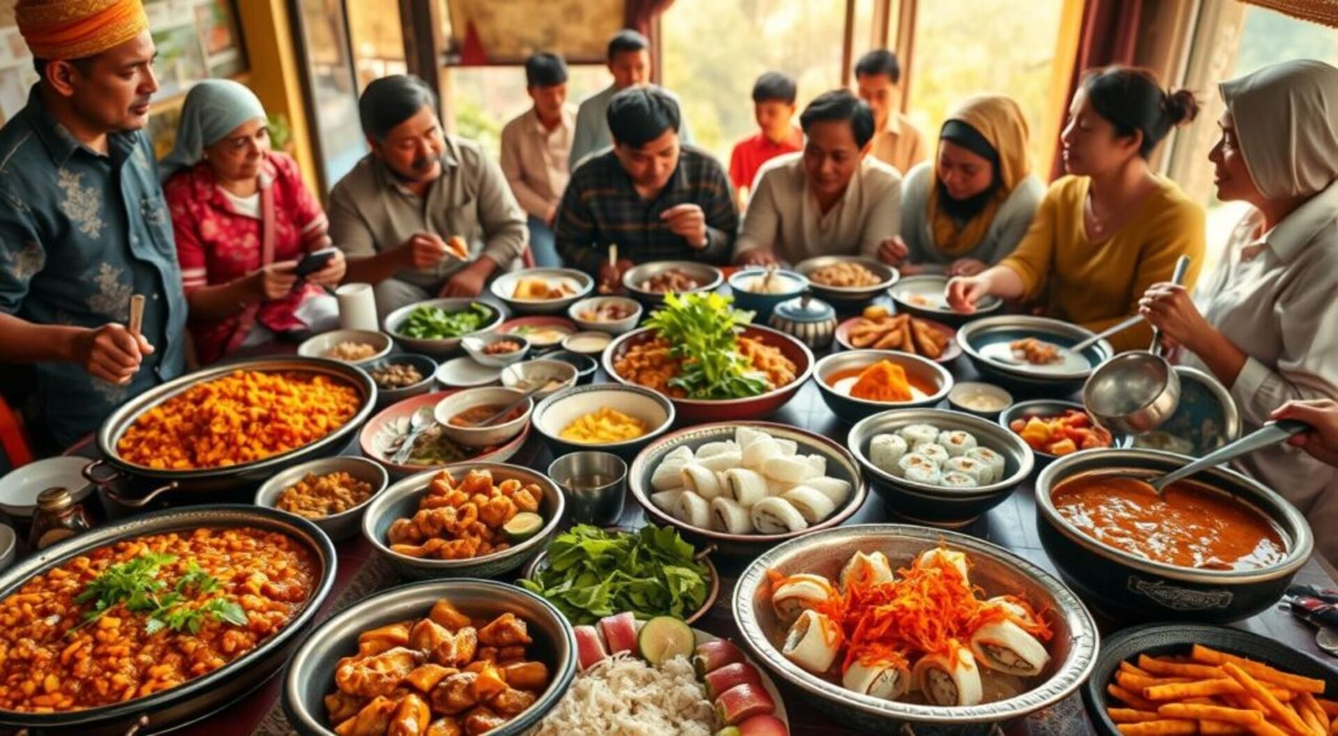 como diferentes culturas fazem suas refeições