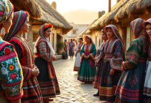 costumes únicos de pequenas vilas
