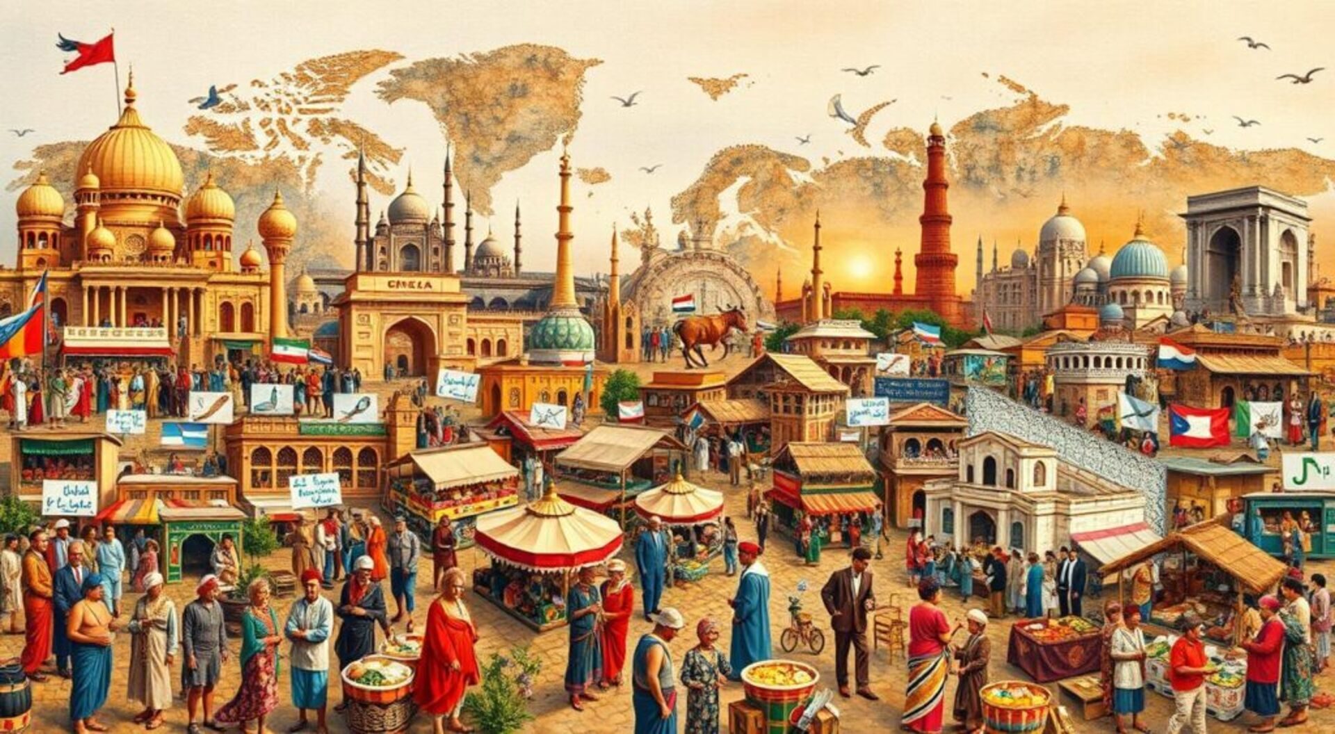 diferenças culturais entre continentes