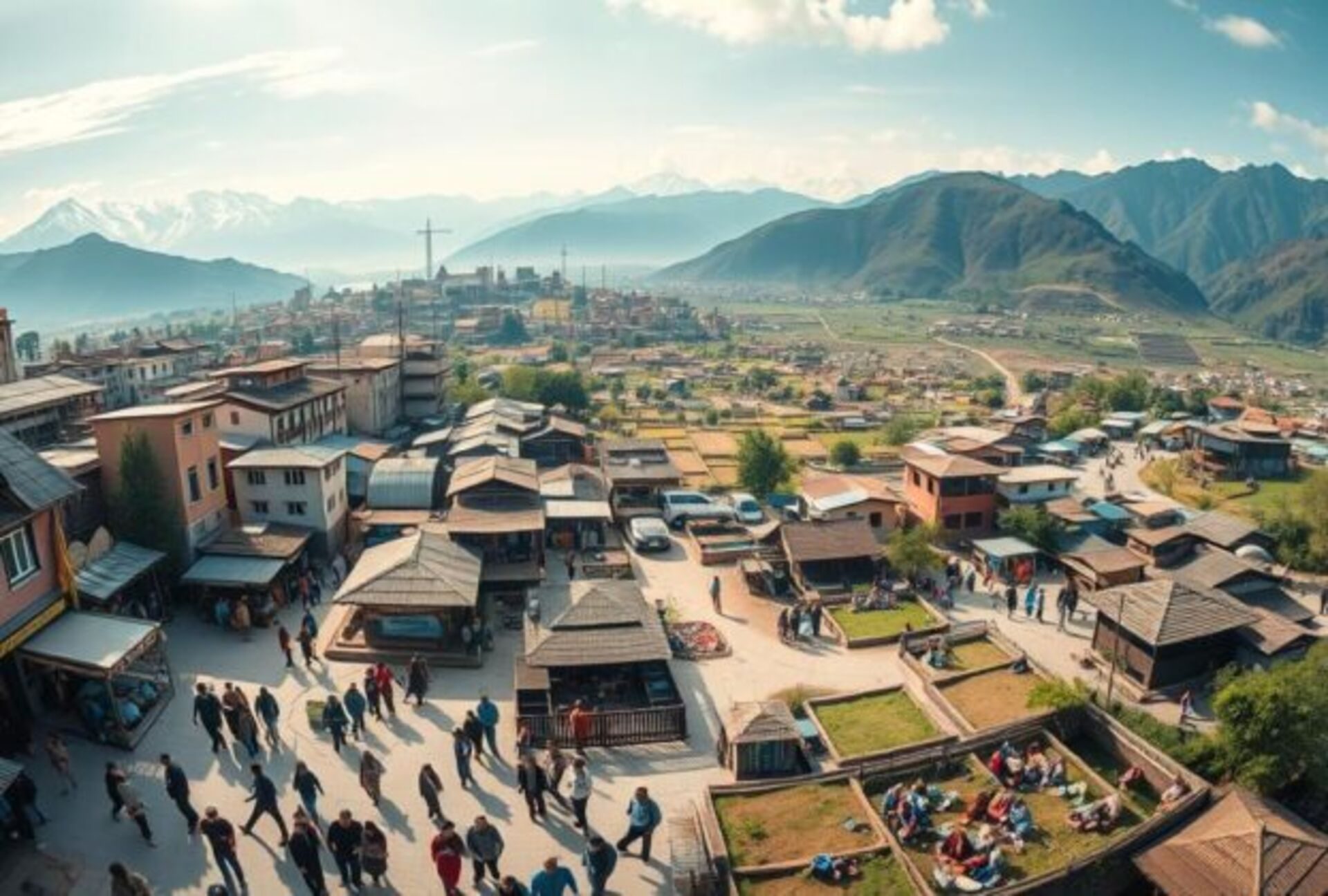 organização social em diferentes países