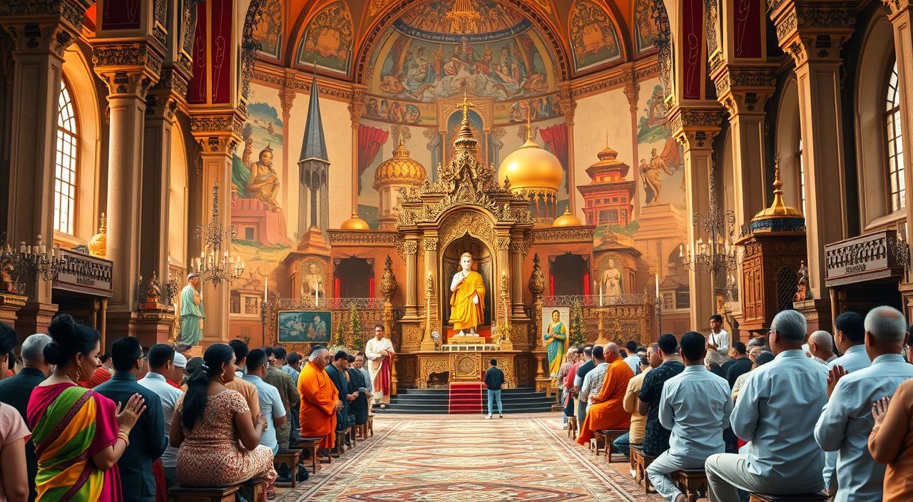 práticas religiosas internacionais