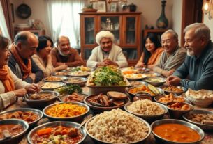 tradições de alimentação em família