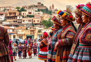costumes locais em diferentes lugares