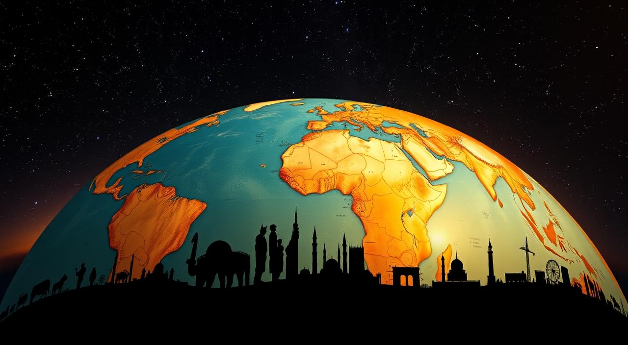 informações sobre países e continentes