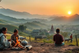 tradições de vida simples em diferentes culturas